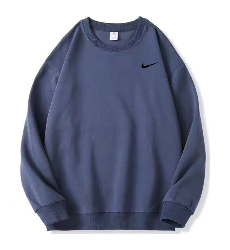 Casual Crewneck Sweatshirt for Men and Women Pure Cotton Loose Fit Oversized Hoodie Autumn/Winter Style