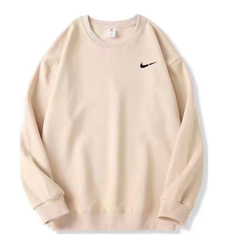 Casual Crewneck Sweatshirt for Men and Women Pure Cotton Loose Fit Oversized Hoodie Autumn/Winter Style