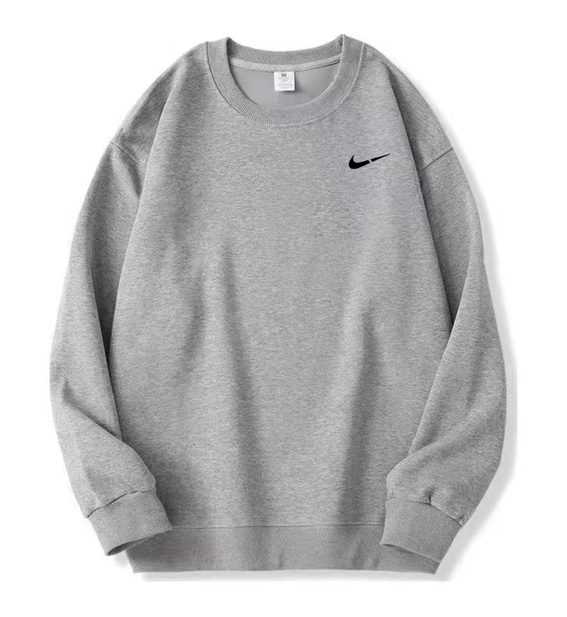 Casual Crewneck Sweatshirt for Men and Women Pure Cotton Loose Fit Oversized Hoodie Autumn/Winter Style