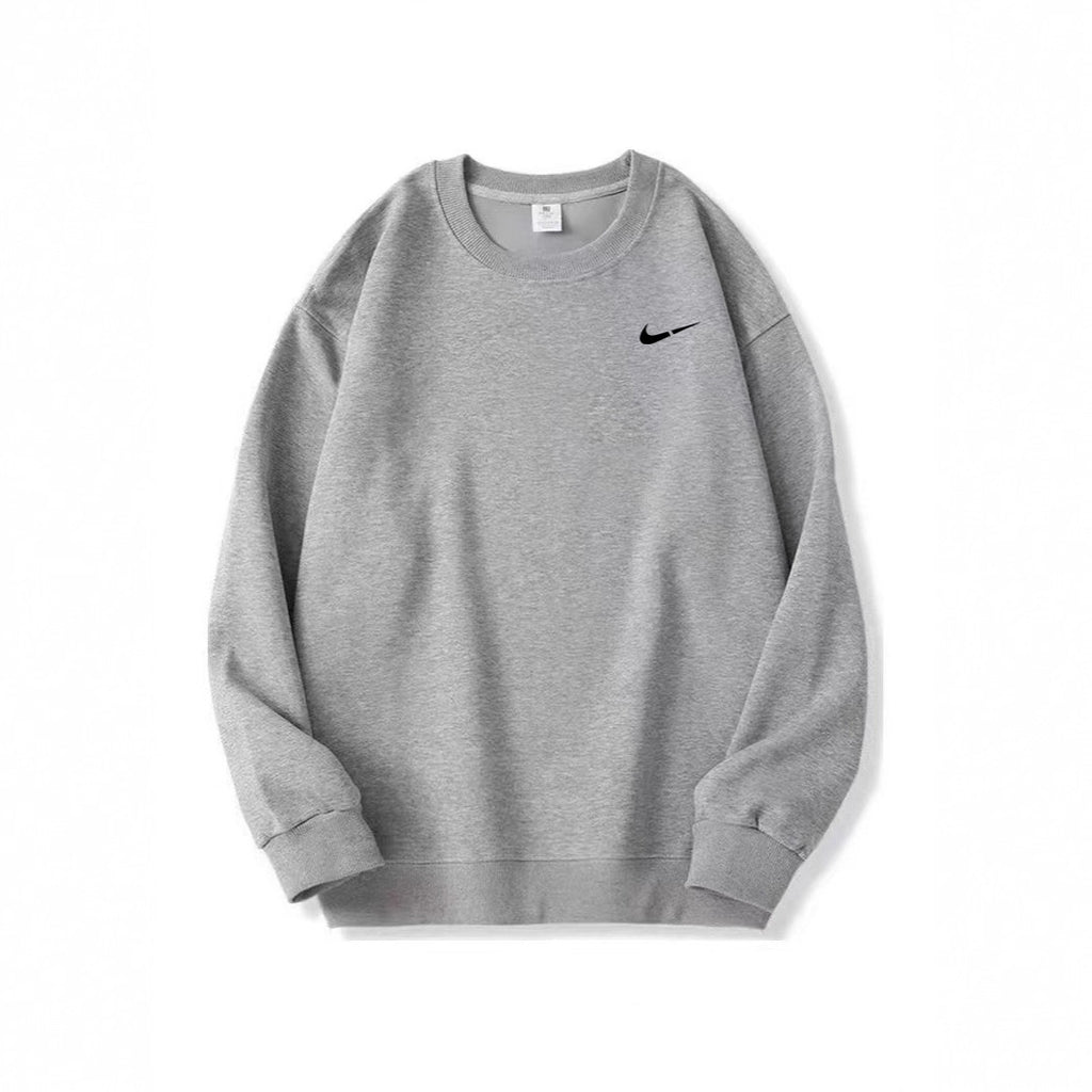 Casual Crewneck Sweatshirt for Men and Women Pure Cotton Loose Fit Oversized Hoodie Autumn/Winter Style
