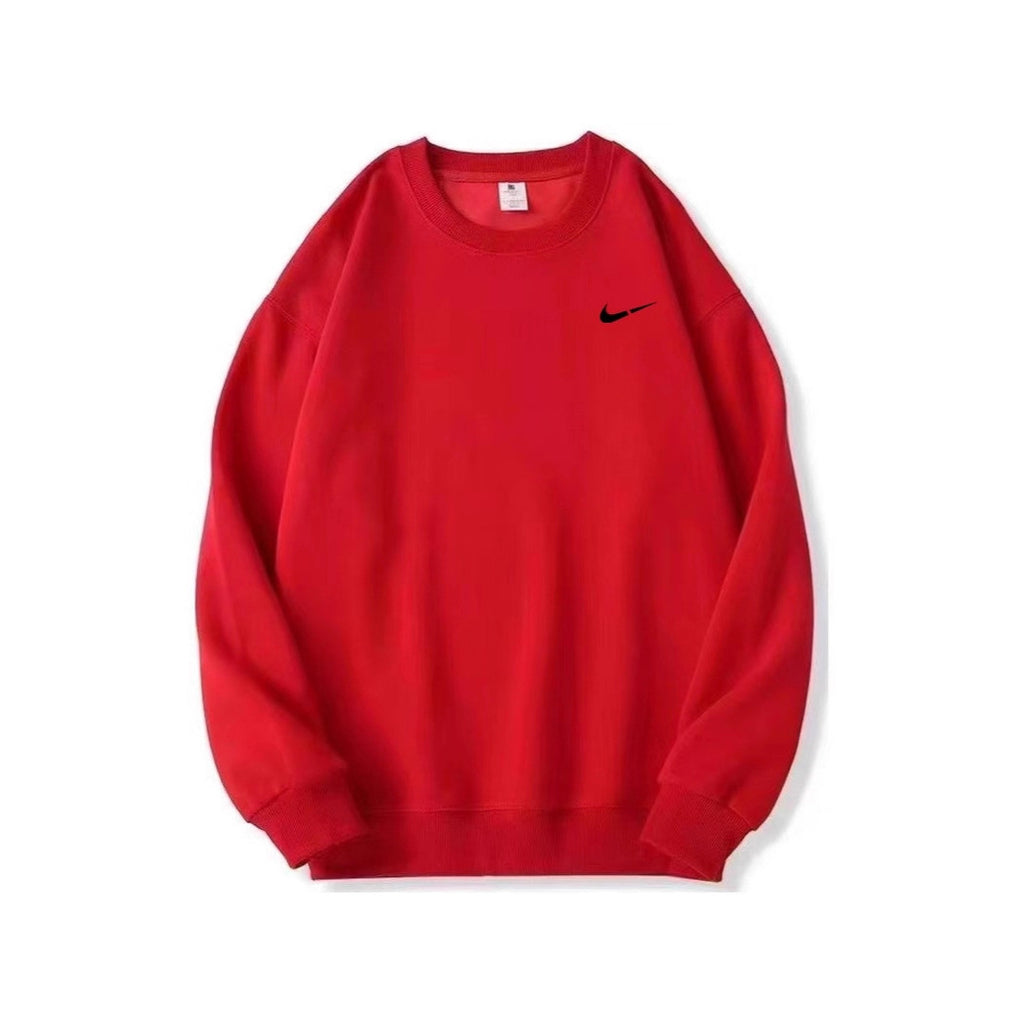 Casual Crewneck Sweatshirt for Men and Women Pure Cotton Loose Fit Oversized Hoodie Autumn/Winter Style