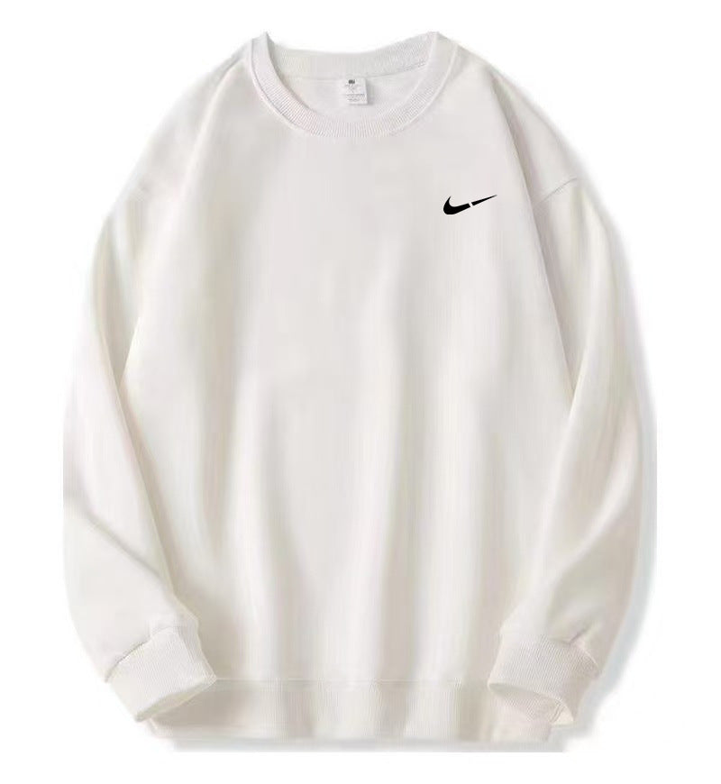 Casual Crewneck Sweatshirt for Men and Women Pure Cotton Loose Fit Oversized Hoodie Autumn/Winter Style