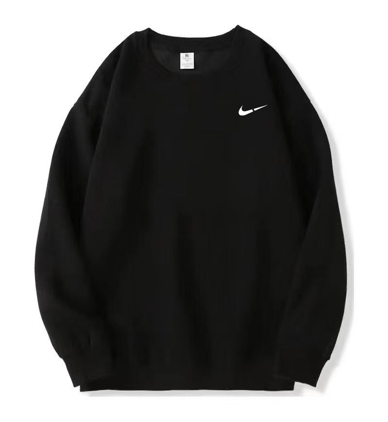 Casual Crewneck Sweatshirt for Men and Women Pure Cotton Loose Fit Oversized Hoodie Autumn/Winter Style