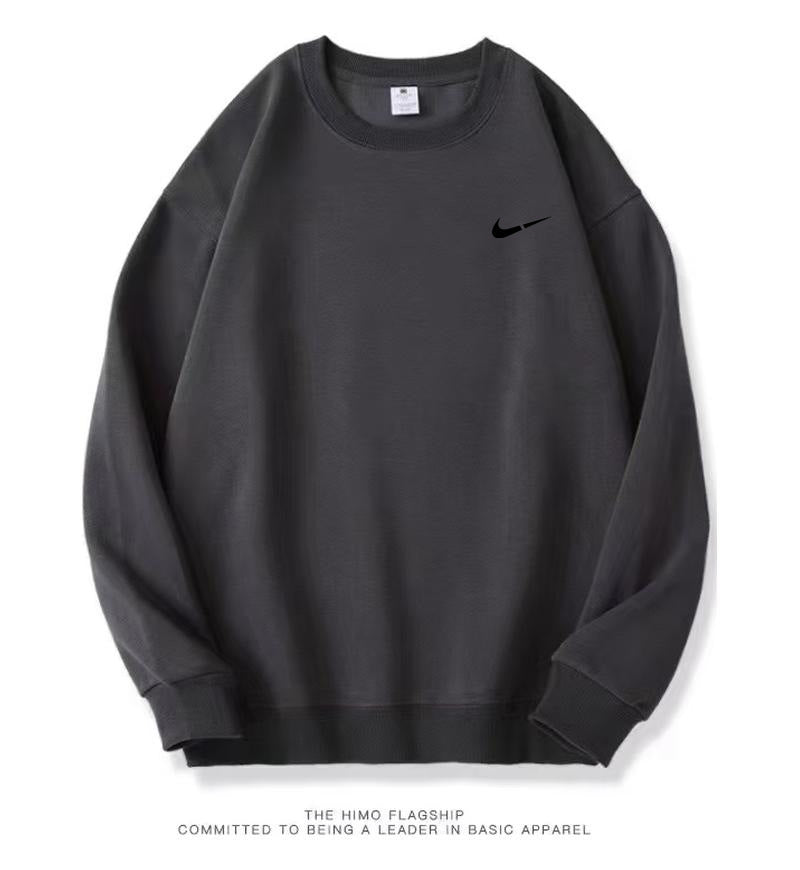 Casual Crewneck Sweatshirt for Men and Women Pure Cotton Loose Fit Oversized Hoodie Autumn/Winter Style
